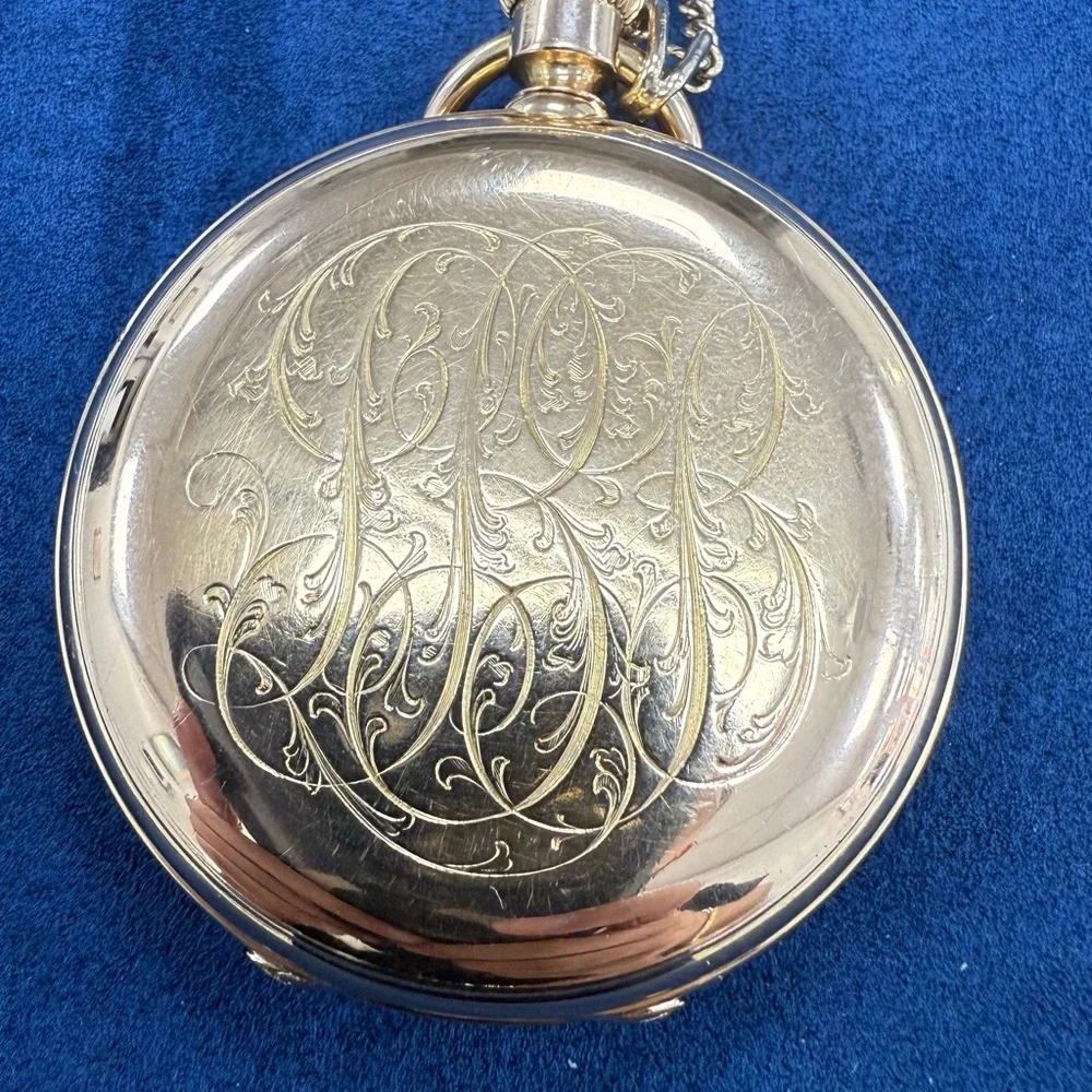 Tiffany & Co. Gold Pocket Watch with White Dial - Picture 6 of 15